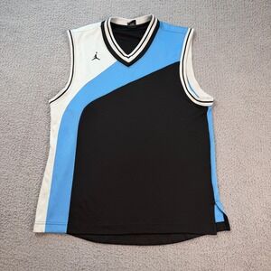 Jordan 23 Basketball Jersey XL Black Carolina Blue Streetwear Nike Air Y2K